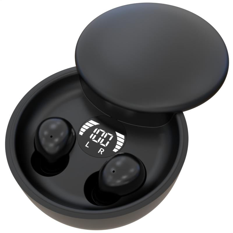 MSHUKCOE Mini Invisible Headphones Bluetooth 5.4 True Wireless In-Ear Earphones Sport Audio Earbud Audifonos Bluetooth Wireless Headphones Noise Cancelling Headphones Gamingheadset