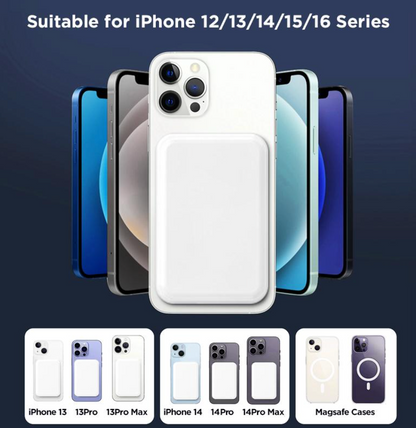 Magnetic Power Bank, Wireless Portable Charger, Fast Charging Magsafe Batter